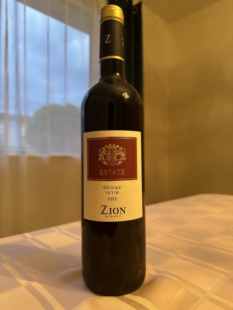 Zion Winery Shiraz