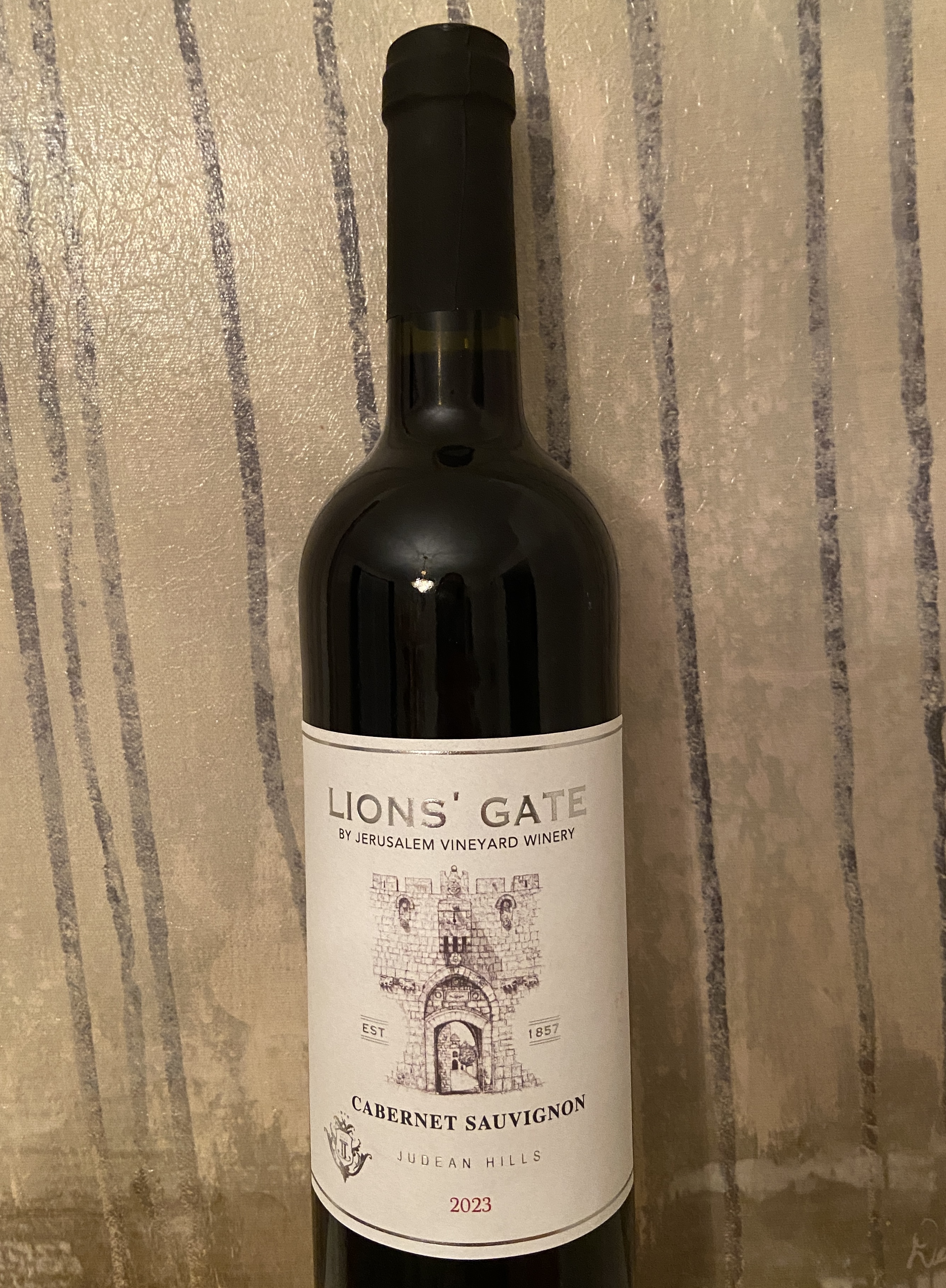 Jerusalem Vineyard Winery “Lions’  Gate” Cabernet Sauvignon 2023