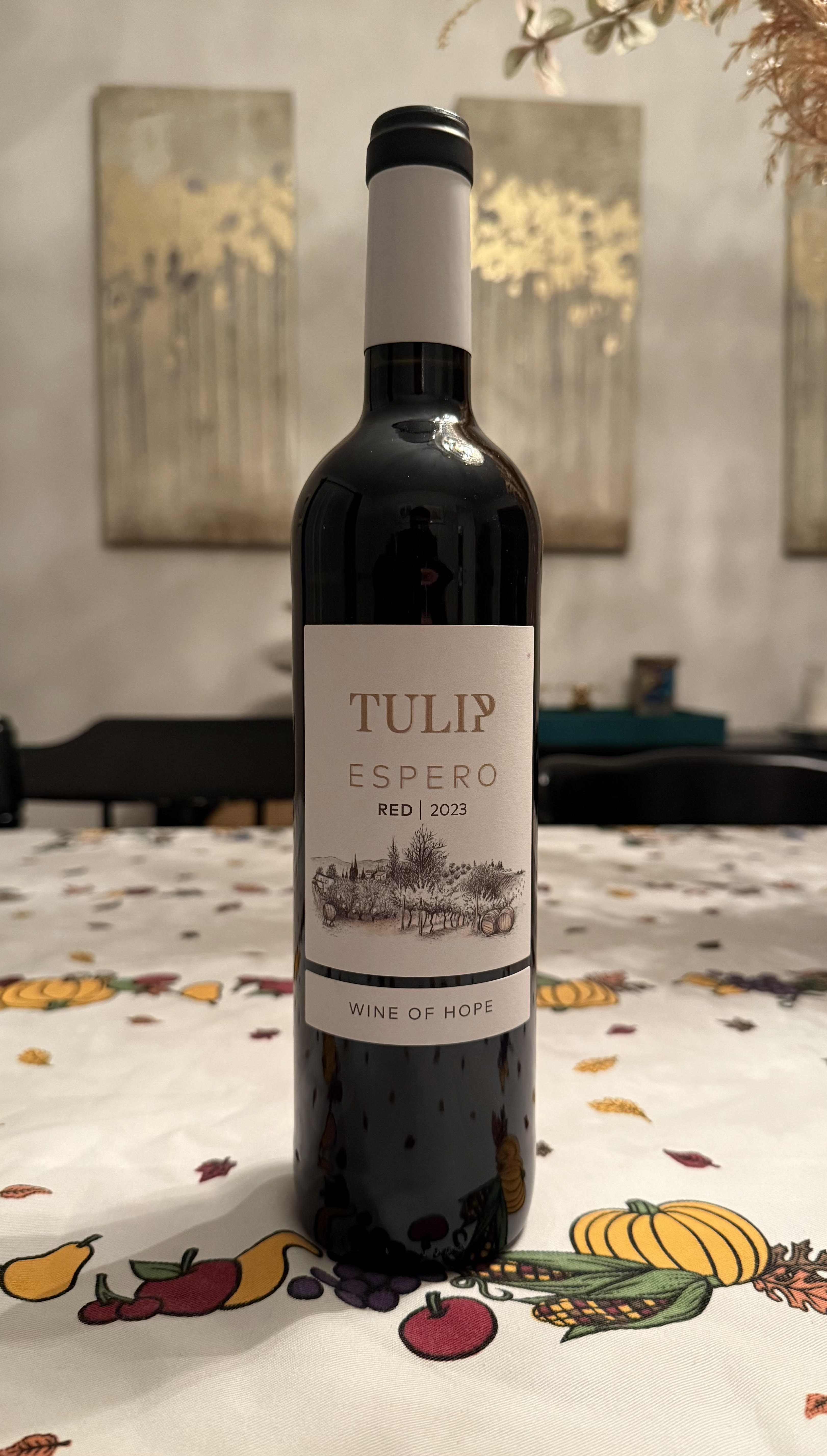 Tulip Winery Espero Red 2023 — “Wine of Hope”